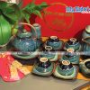 Bộ bình trà men hỏa biến