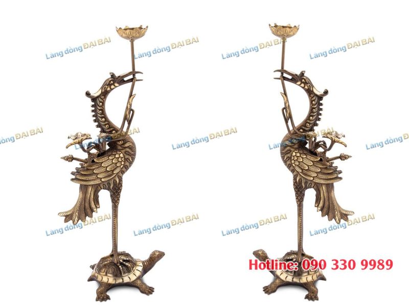 Đôi hạc Cạo Màu