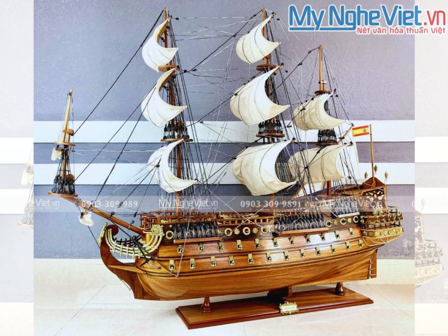 Mô hình thuyền chiến cổ San Felipe