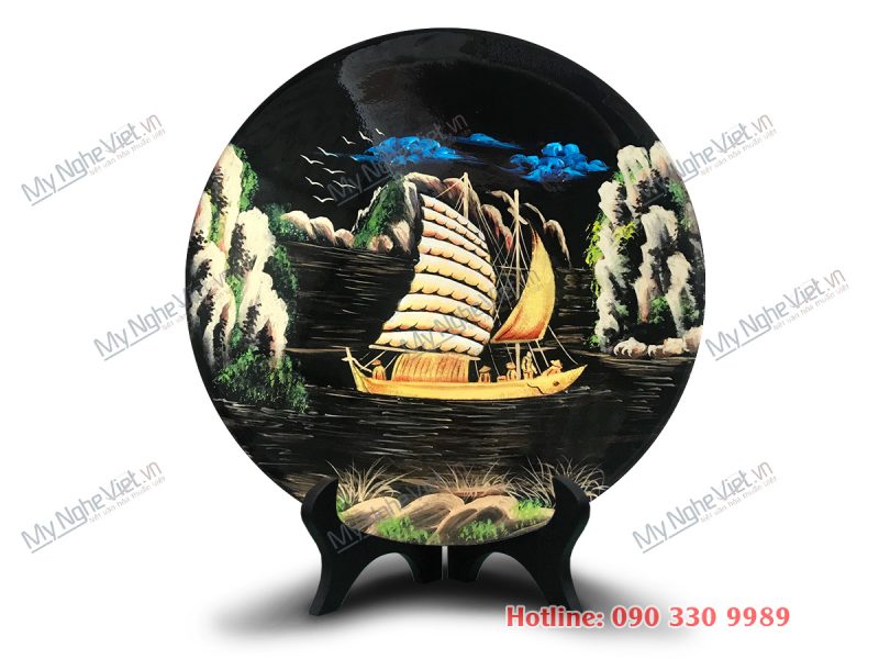 Tranh đĩa thuận buồm xuôi gió đắp nổi MNV- TSMD459 - Ảnh 3