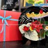 Tranh đĩa sơn mài hoa sen đắp nổi