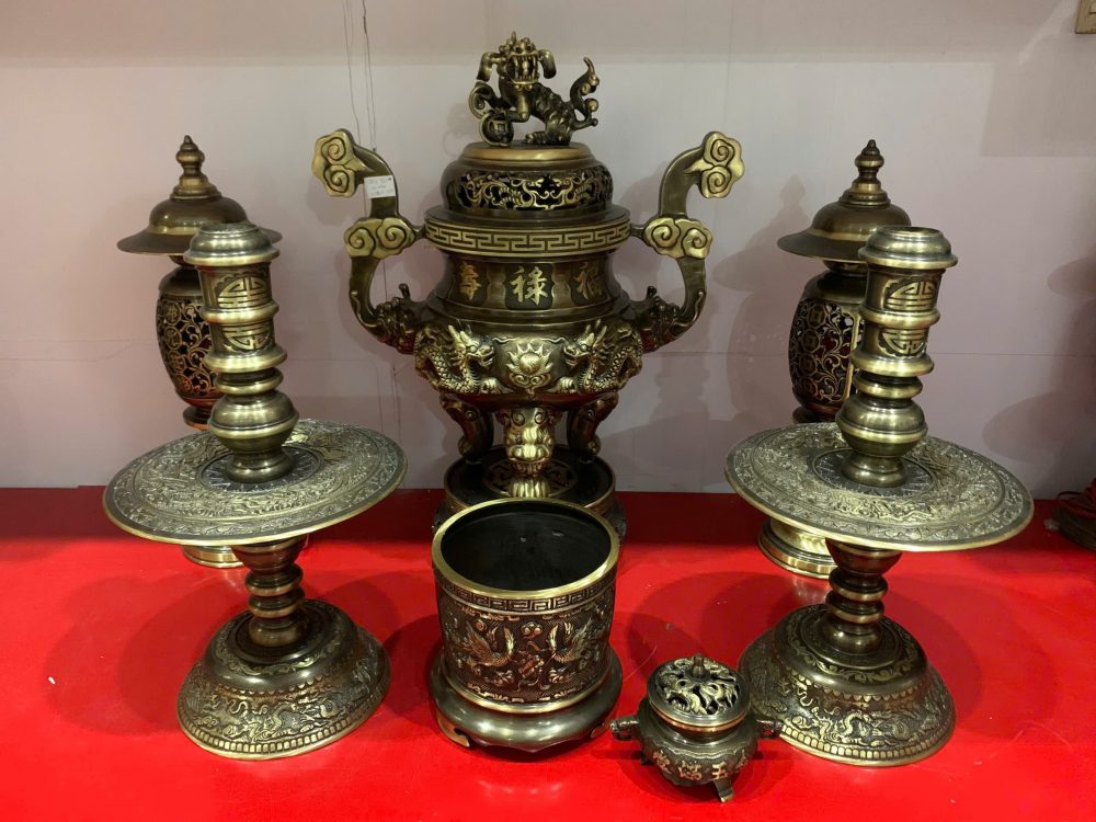 Bộ Tam Sự cạo màu rồng H50
