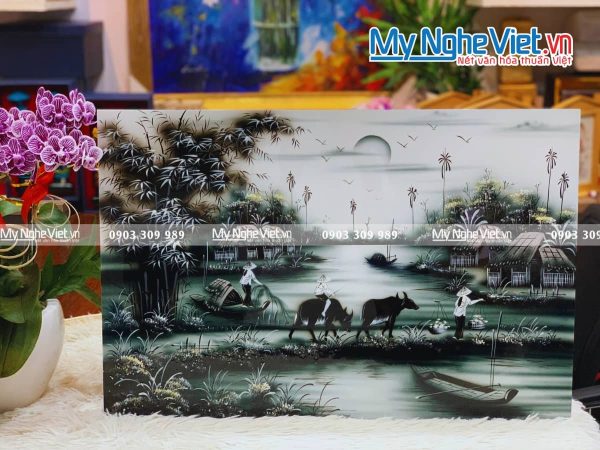 Tranh Đồng quê nhiều mẫu hàng cao cấp MNV-TSM46