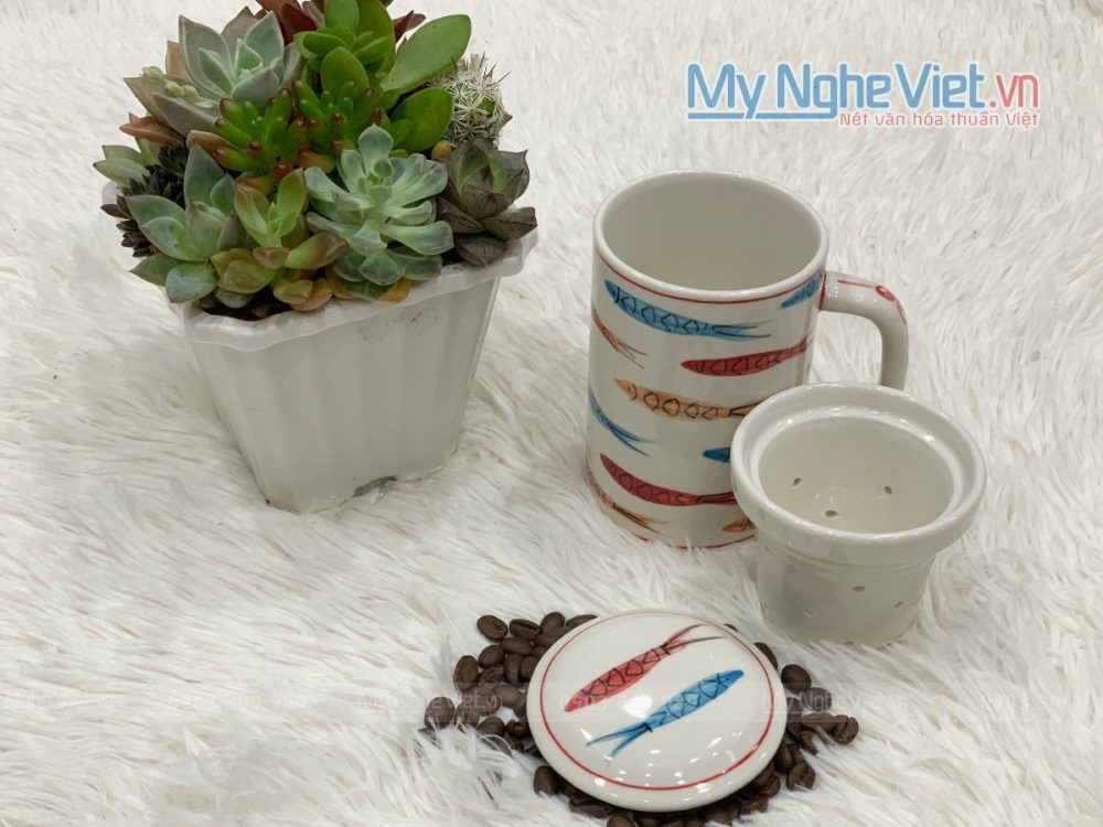 Ly lọc trà cá màu