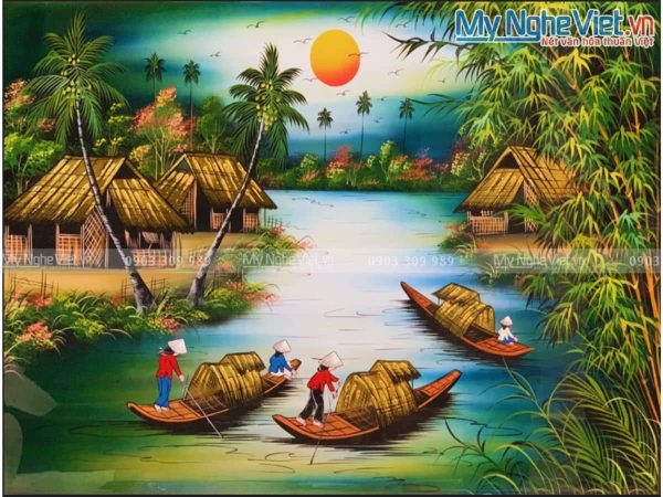 Tranh Đồng quê nhiều mẫu hàng cao cấp MNV-TSM46