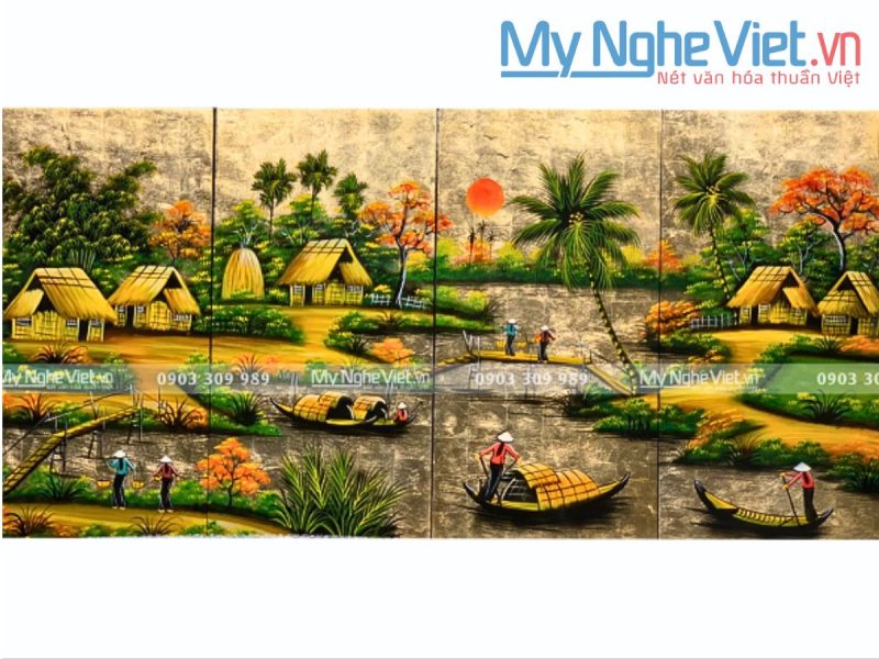 Bộ TSM Đồng Quê Đắp Vàng MNV-TSM363
