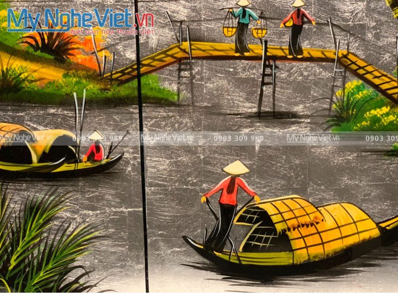 Bộ TSM Đồng Quê Đắp Bạc TSM01.1 - Ảnh 3