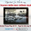 Tranh Sơn Mài Đồng Quê Vẽ Cao Cấp