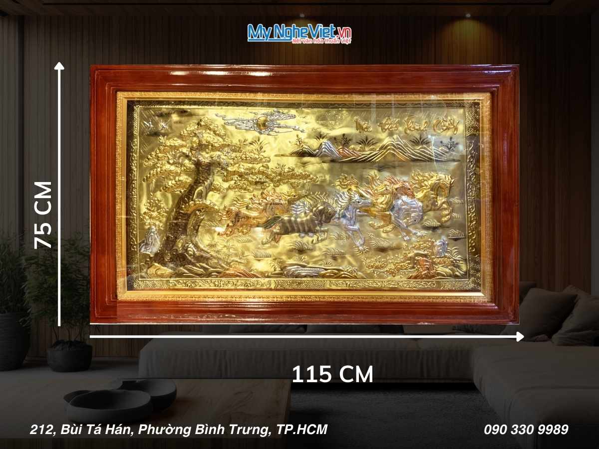 Tranh Đồng Mã Đáo Thành Công MNV-DD75115-1