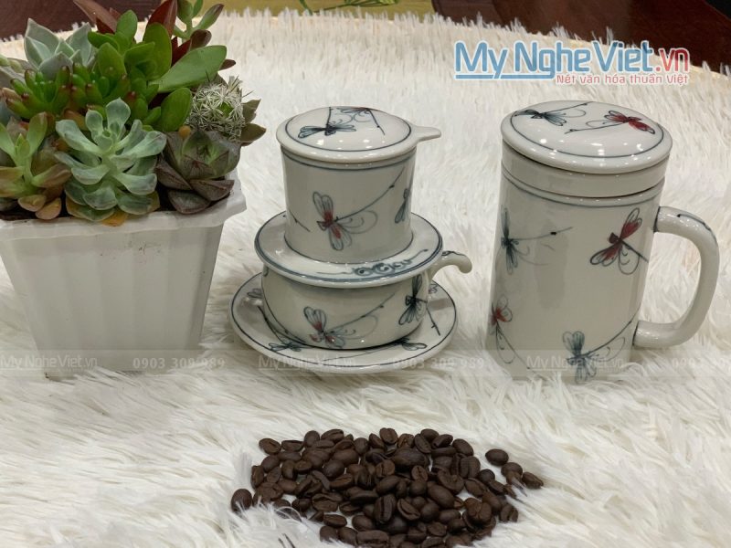 Ly lọc trà chuồn kim đen đỏ - Ảnh 3