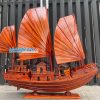 Mô Hình Thuyền Gỗ Việt Nam -Thuyền Rồng Gỗ Tràm