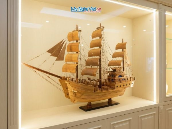 Mô hình tàu thuyền Thái Lan gỗ hương