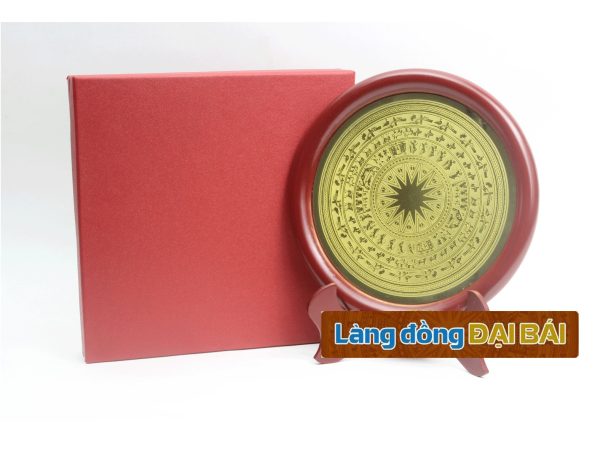 Đĩa đồng lưu niệm mặt trống đồng Đồng Sơn