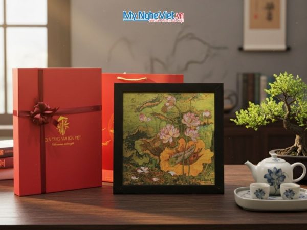 Tranh hoa sen cao cấp