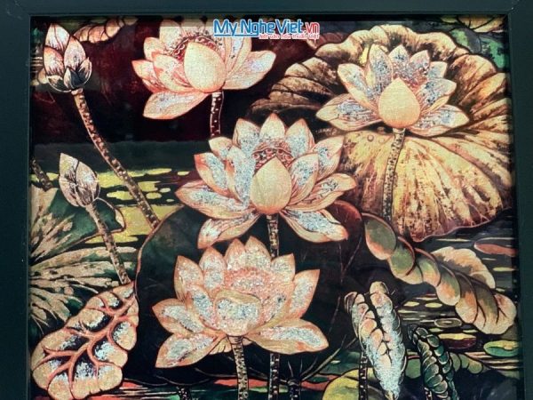 Tranh hoa sen cao cấp