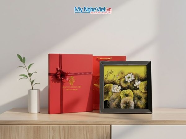 Tranh hoa sen cao cấp