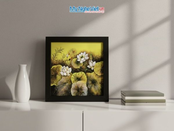 Tranh hoa sen cao cấp