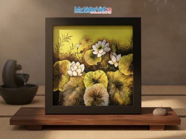 Tranh hoa sen cao cấp