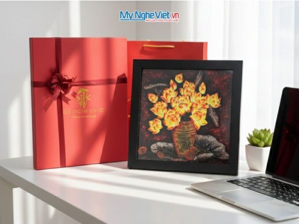 Tranh hoa sen cao cấp