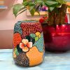 Lọ hoa đa sắc gốm Bát Tràng