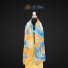 Khăn Lụa Tơ Tằm Vẽ Thủy Ấn