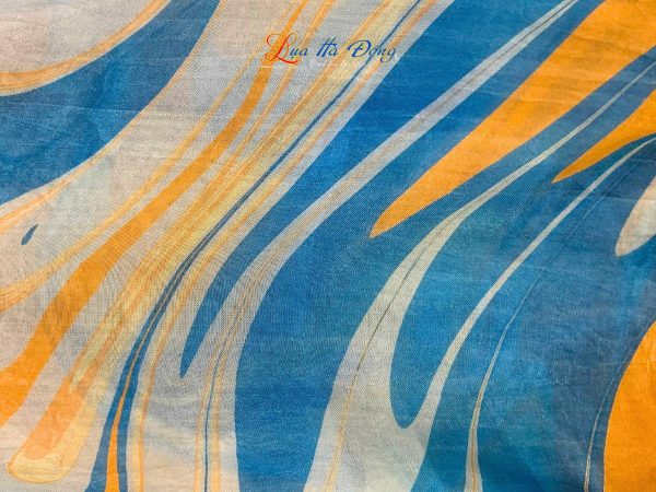 Khăn Lụa Tơ Tằm Vẽ Thủy Ấn