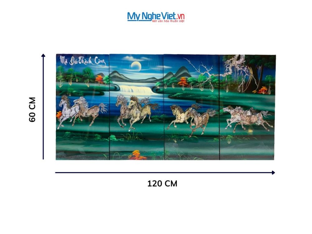 Bộ TSM Mã Đáo Cẩn Chìm nền Xanh