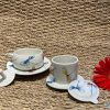 Phin cà phê thấp vẽ chuồn kim xanh đỏ CFVH004.1