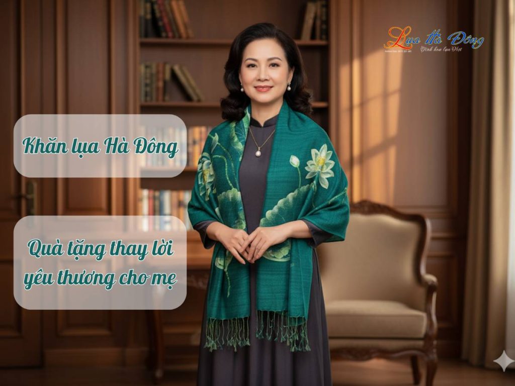 Quà tặng 20-10 - khăn lụa quà tặng mẹ ý nghĩa