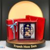 Tranh dát vàng hoa sen - Mạ vàng 24K