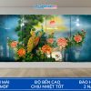 Bộ Tranh Sơn Mài Công Hồng Vẽ