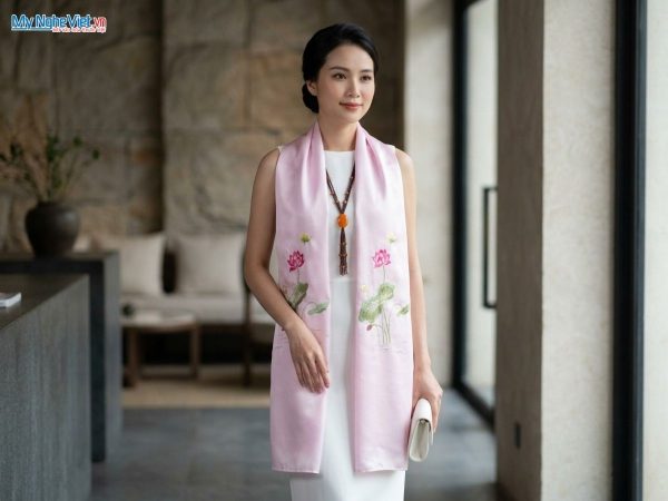 Set quà tặng hộp sơn mài và khăn lụa