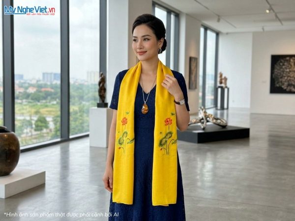 Set quà tặng hộp sơn mài và khăn lụa