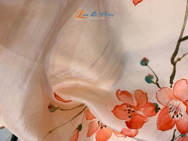 Khăn lụa tơ tằm vẽ tay