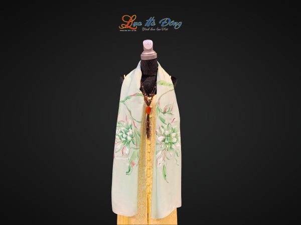 Khăn lụa tơ tằm vẽ tay