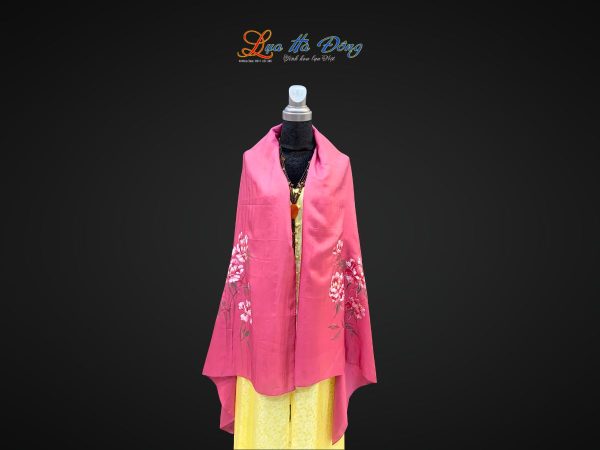 Khăn lụa tơ tằm vẽ tay