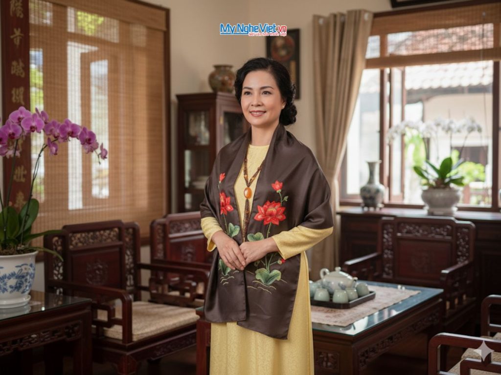 Quà tặng 20-10 - khăn lụa quà tặng mẹ ý nghĩa