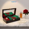 Quà tặng hộp trang sức và khăn lụa thêu tay cao cấp