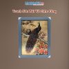 Tranh sơn mài dát bạc vẽ chim công TSM3545-1