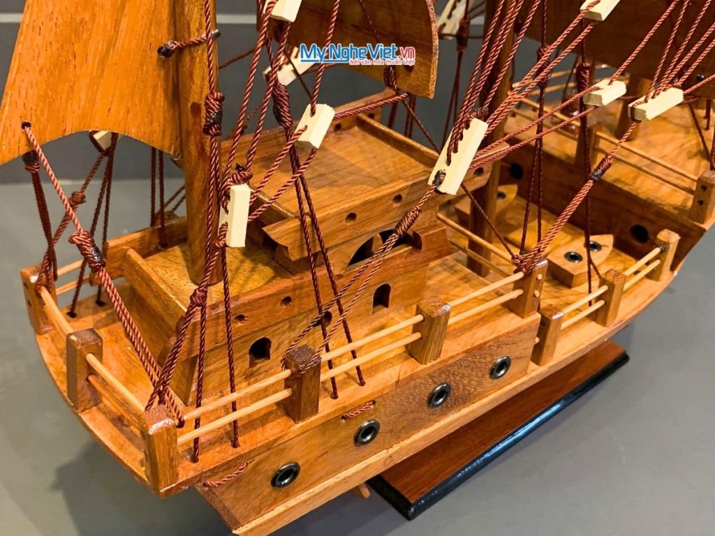 Mô Hình Thuyền Gỗ Thái Lan Gỗ Hương