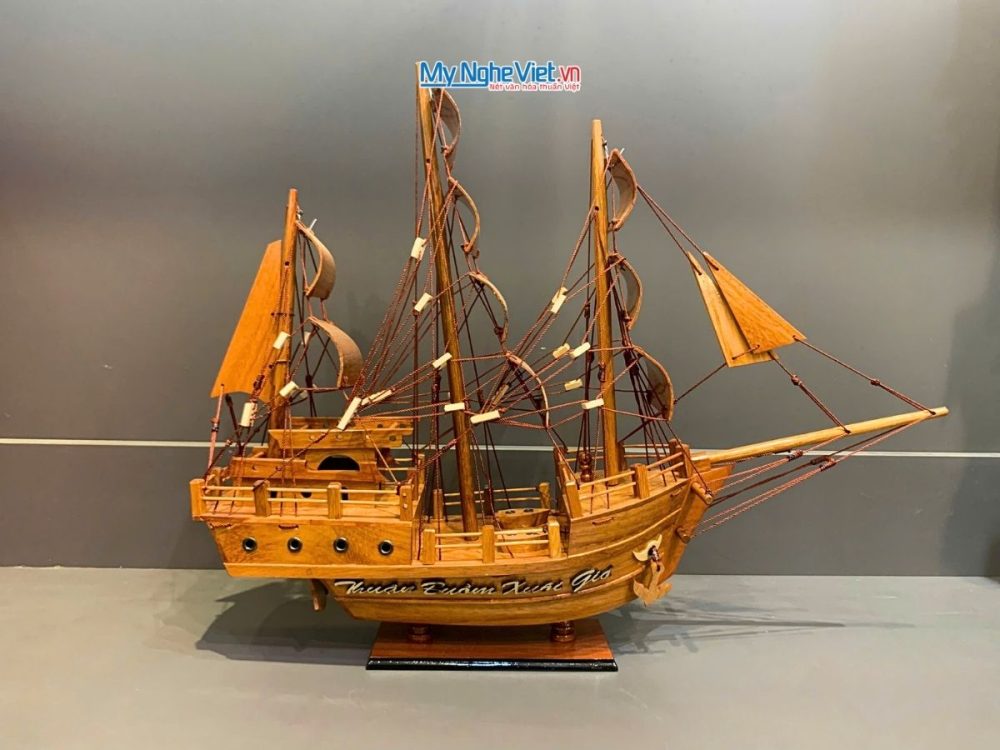 Mô Hình Thuyền Gỗ Thái Lan Gỗ Hương