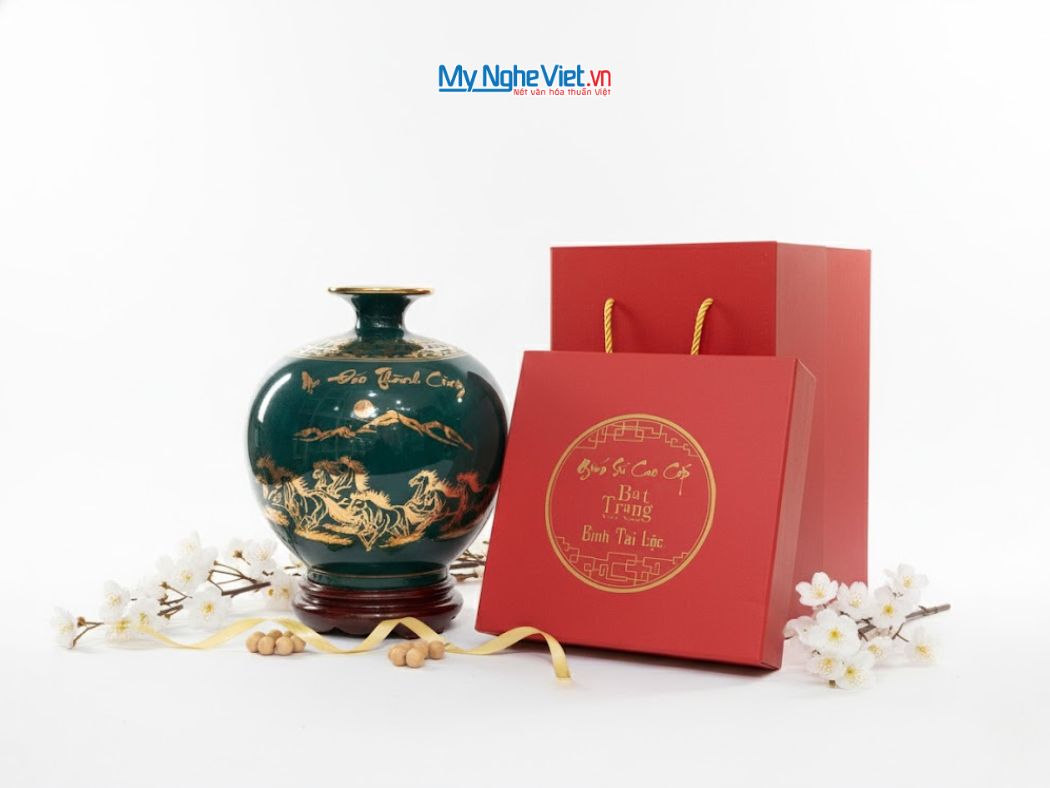 Bình Thu Tài Hút Lộc Kim Song Cổ Hoạ Vẽ Nhị Cảnh Bình Thu Tài Hút Lộc Kim Song Cổ Hoạ Vẽ Nhị Cảnh