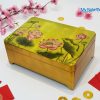 Hộp đựng quà tết cao cấp họa tiết hoa sen