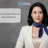 Khăn lụa vuông tơ tằm trơn màu xanh đậm