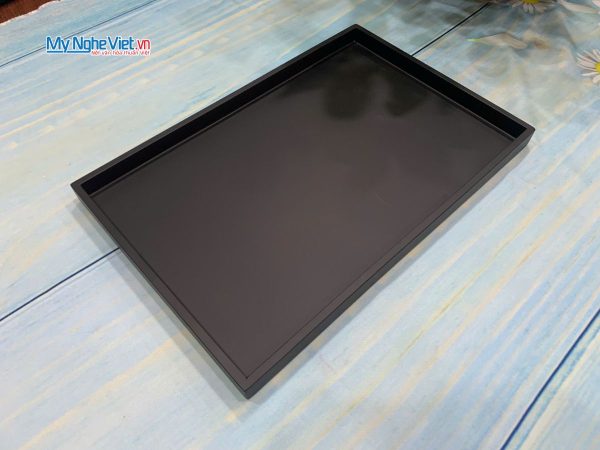 Khay sơn mài màu đen
