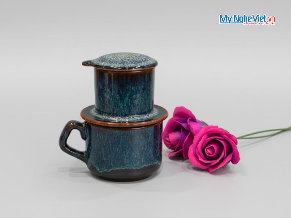 Phin Cà Phê Men Hỏa Biến Men Xanh Chảy