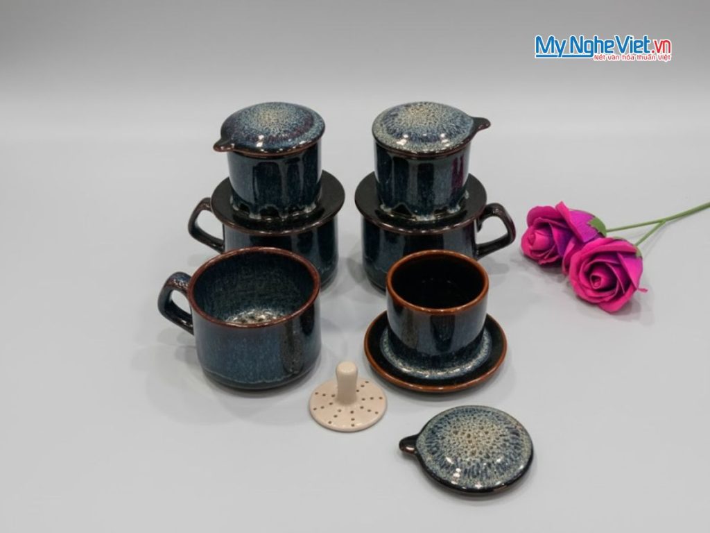 Phin Cà Phê Men Hỏa Biến Men Xanh Chảy