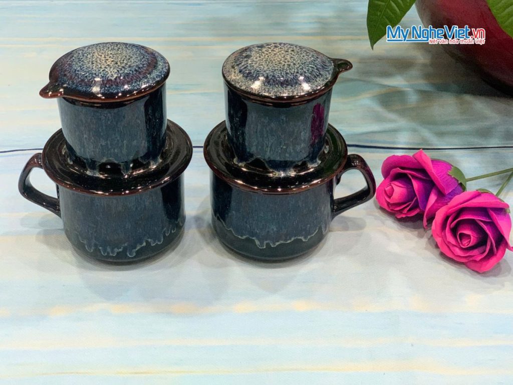 Phin Cà Phê Men Hỏa Biến Men Xanh Chảy
