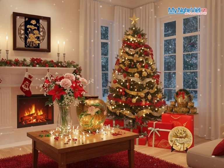 Quà Giáng Sinh trang trí