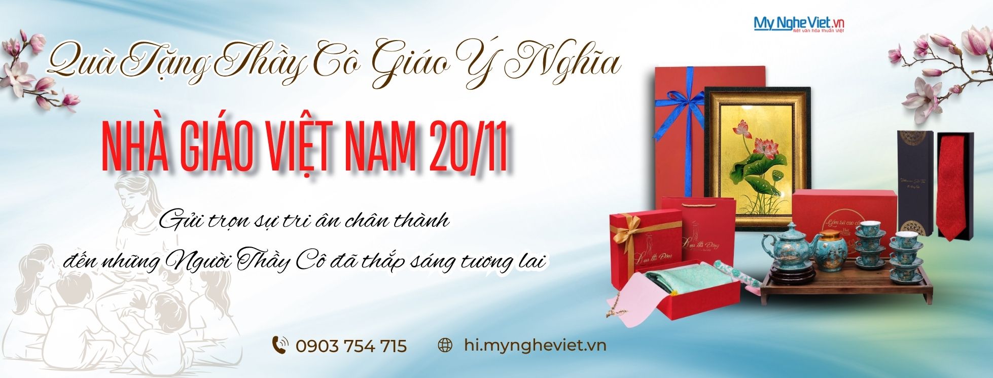 Quà tặng thầy cô 20-11 ý nghĩa
